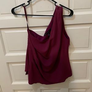 White House Black Market one shoulder top